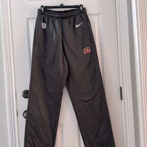 Bengals Nike Dri-Fit Fleece line pants official NFL equipment label NWOT